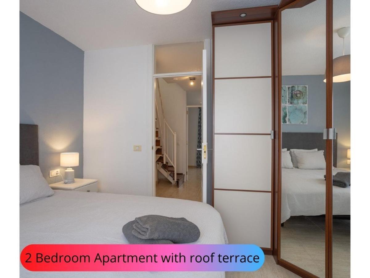 Desirable Rooftop Terrace , 2 Bedroom Apartment With Wifi In Costa Adeje Callao Salvaje Exterior foto